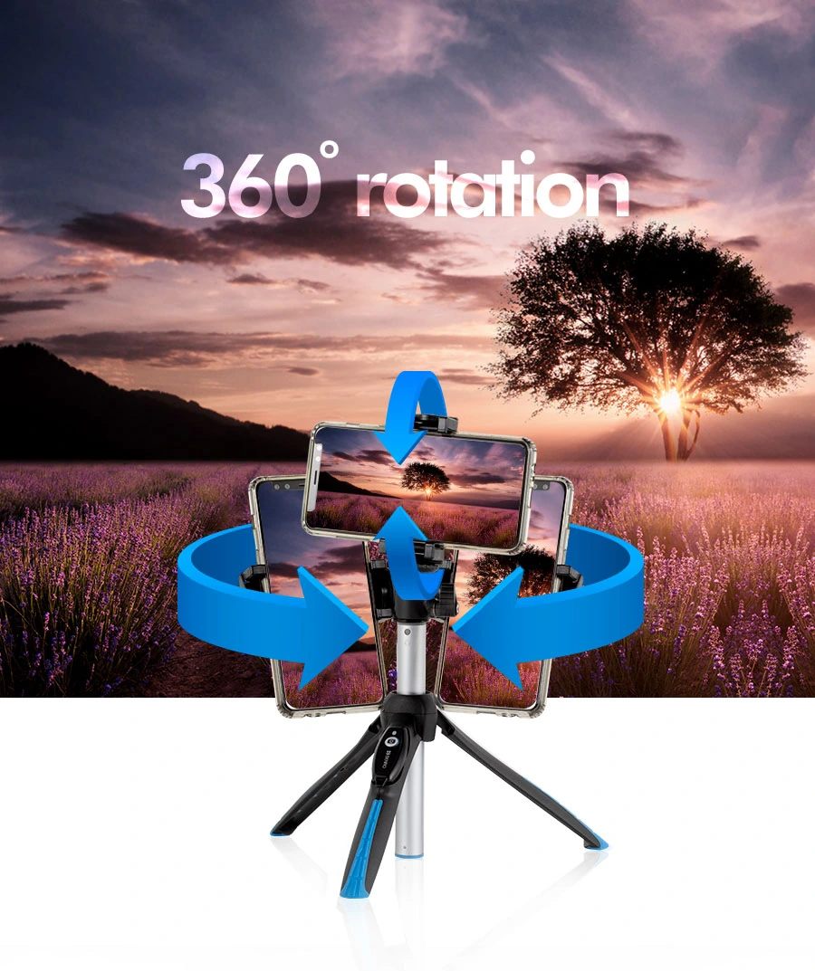 Gậy Selfie có chân đứng có Bluetooth Benro Tripod BK15 - Hàng chính hãng