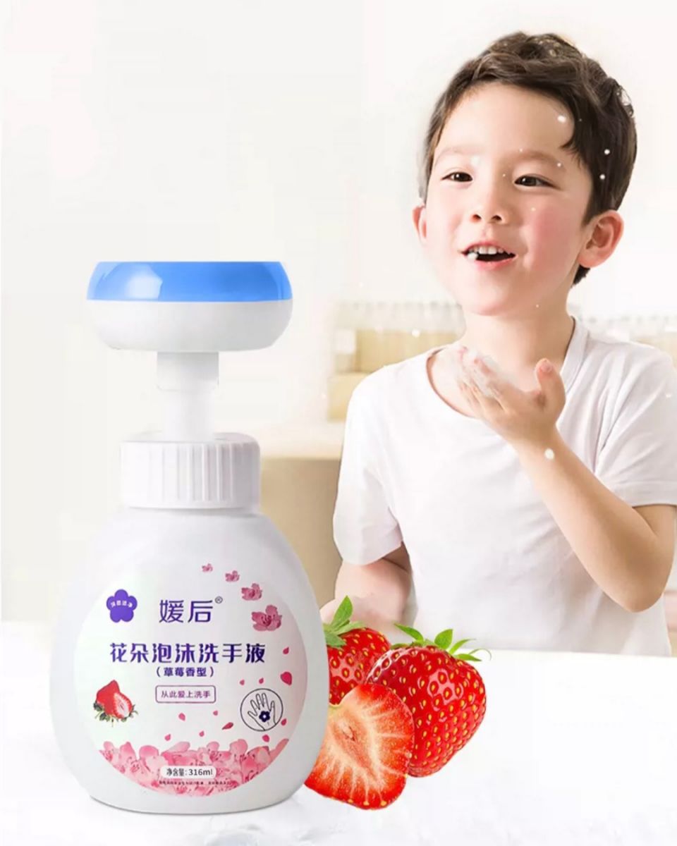 Nước Rửa Tay Tạo Bọt Hình Bông Hoa An Toàn Dịu Nhẹ 316ml Cho Làn Da Nhạy Cảm