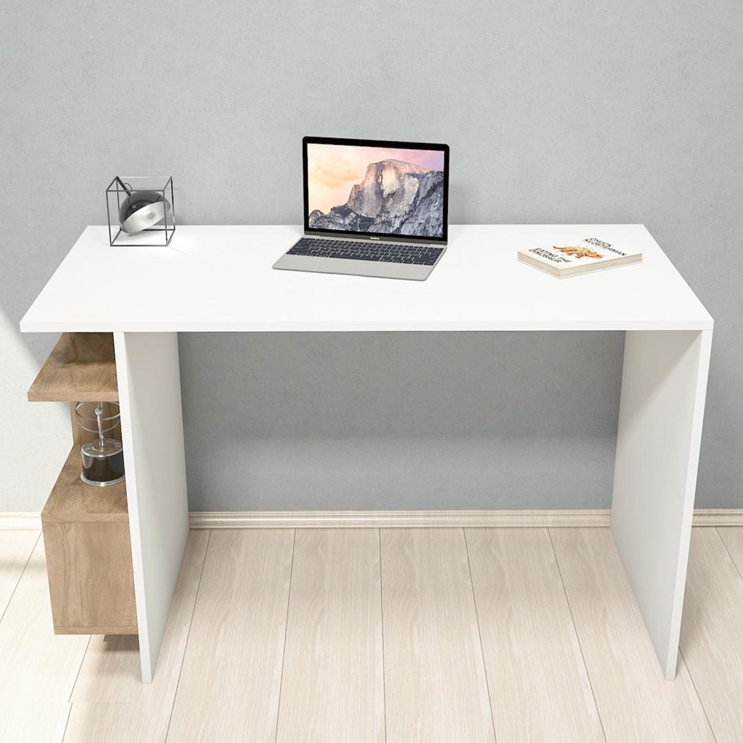 Bàn làm việc, bàn học gỗ hiện đại SMLIFE Denjiro | Gỗ MDF dày 17mm chống ẩm | D120xR60xC75cm