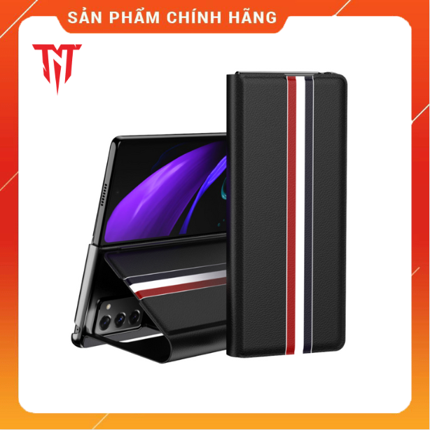 Bao Da Điện Thoại Nắp Gập Cho điện thoại Samsung Galaxy Z Fold 3 - Hàng nhập khẩu