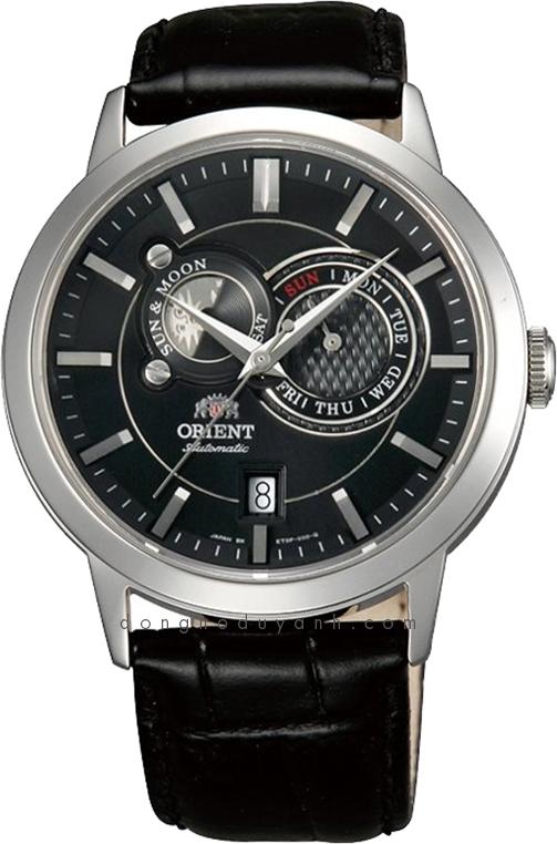 Đồng hồ Nam tự động dây da Orient SUN and MOON FET0P003B0