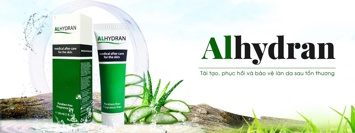 Alhydran - Kem Phục Hồi, Tái Tạo Và Bảo Vệ Làn Da Sau Tổn Thương