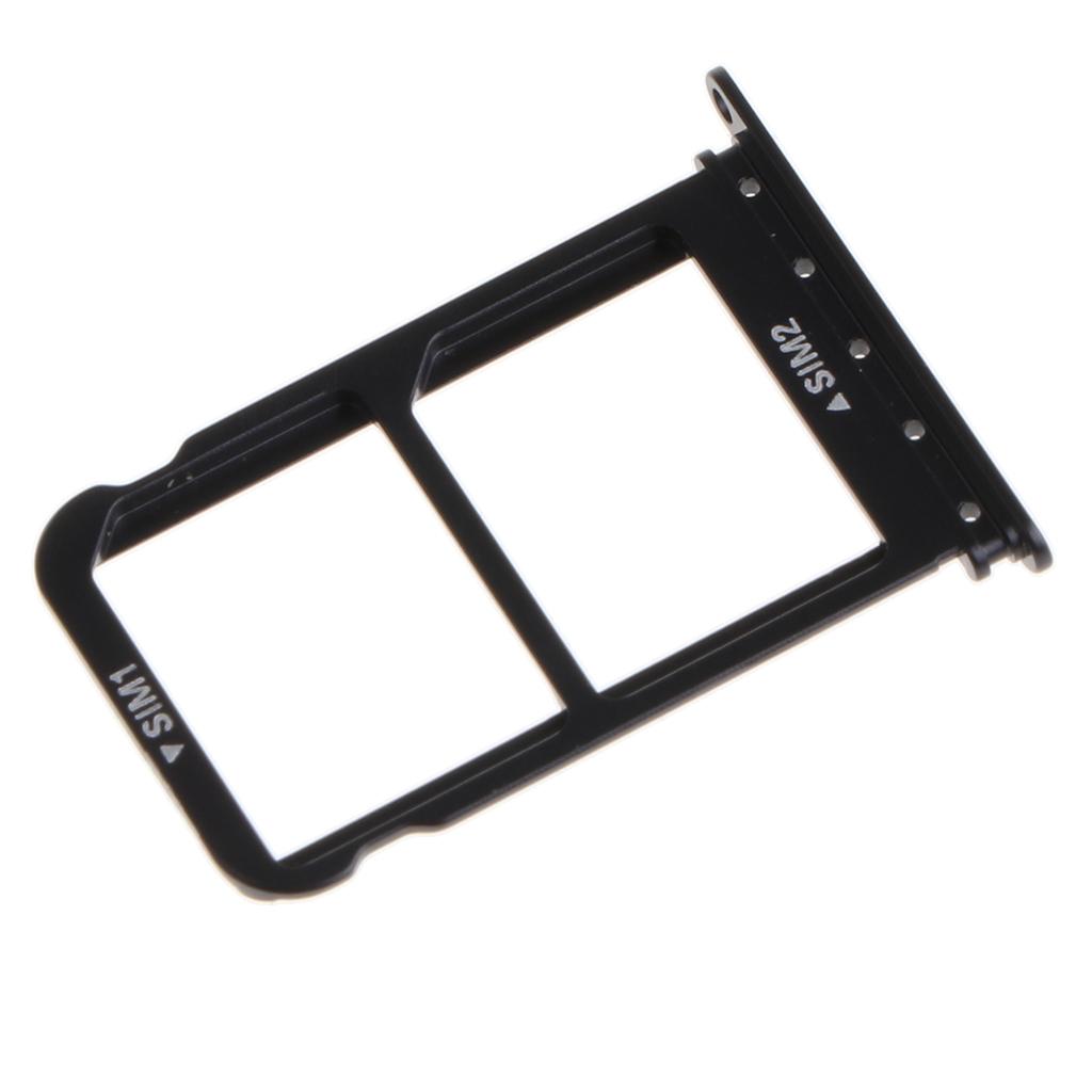 2 Pieces Dual SIM Card Slot Holder Tray Adapter Repair for Huawei P20 Pro