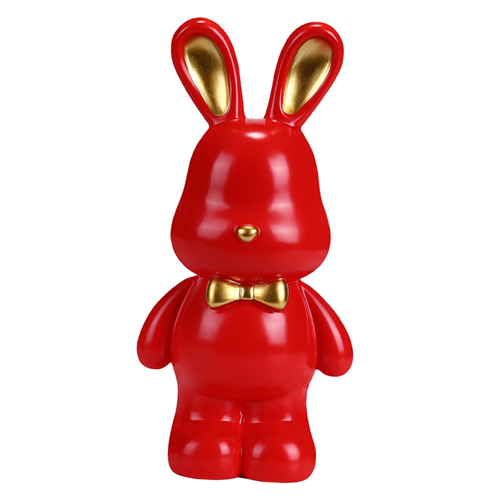 Money Box Animal Bunny Figurines Rabbit Piggy Bank for Adults and Kids