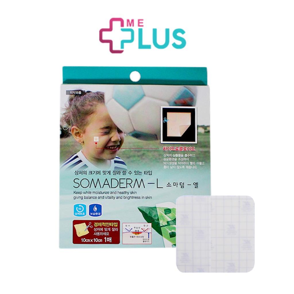 Băng Dán Vết Thương Somaderm-L Hàn Quốc Chứa Hydrocolloid Giúp Duy Trì Độ Ẩm, Không Gây Bết Dính 10cmx10cm (1 miếng)