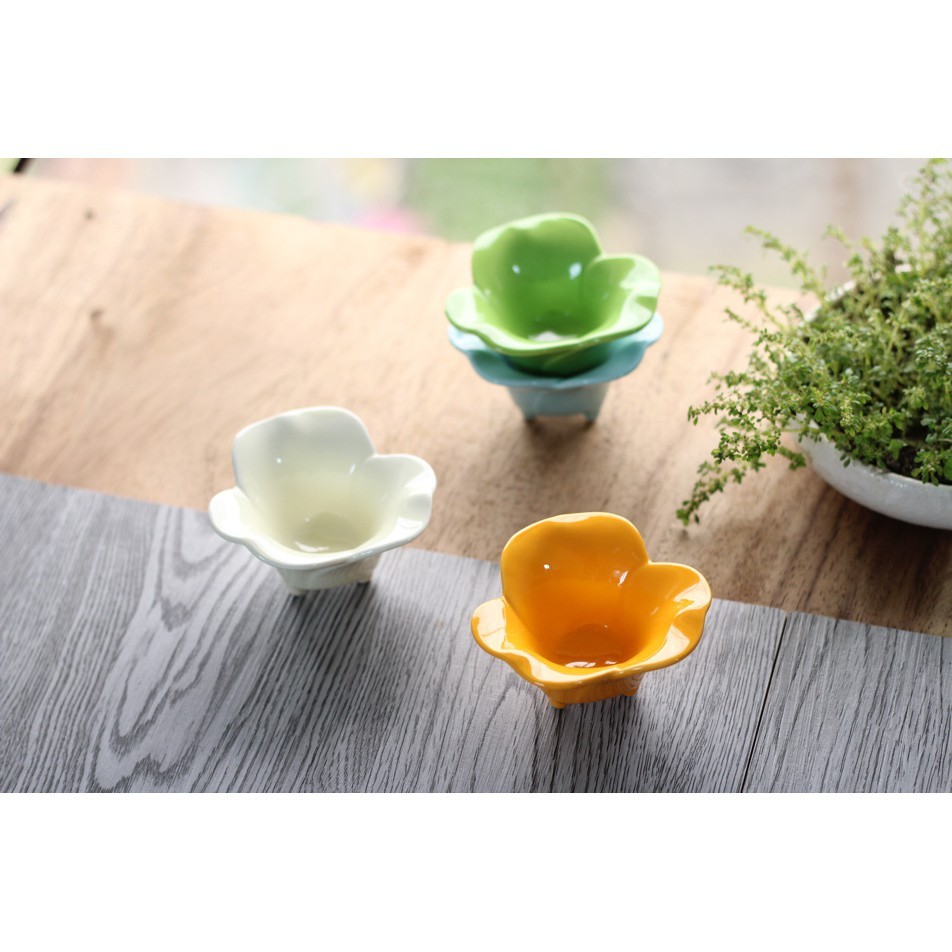 Bát sứ ăn dặm hình tuyết liên hoa 50ml