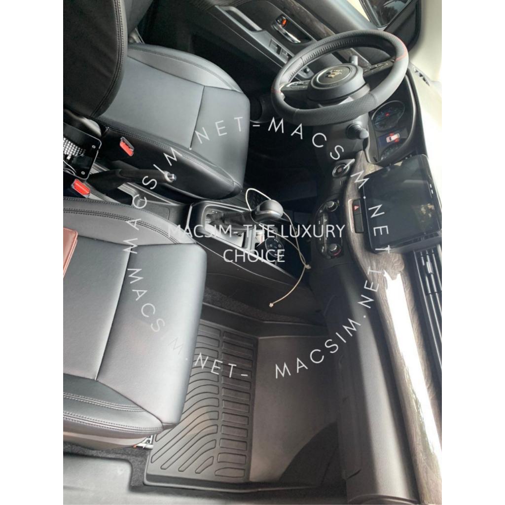 Suzuki XL7/ Suzuki Ertigar (3 hàng ghế)Thảm lót sàn xe ô tô  Nhãn hiệu Macsim chất liệu nhựa TPE hàng loại 2