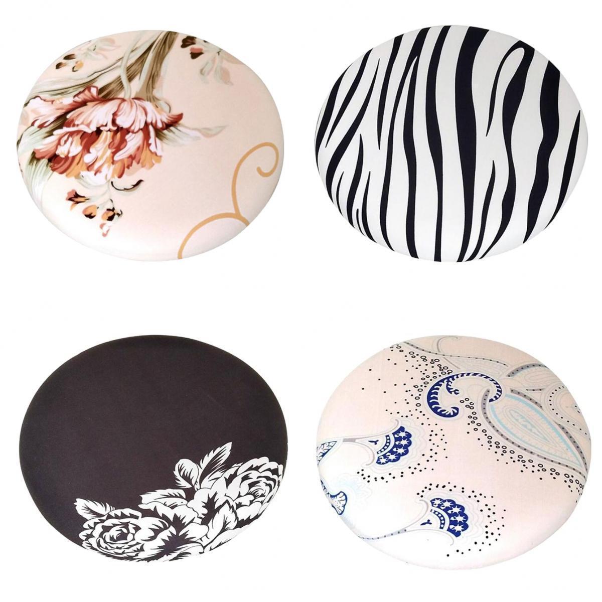 4pcs  Stool Cover Round Lift Chair Seat Sleeve for Salon Chairs