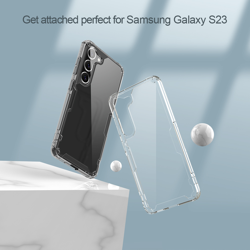 Ốp lưng dành cho Galaxy S23 Nillkin trong suốt- hàng chính hãng
