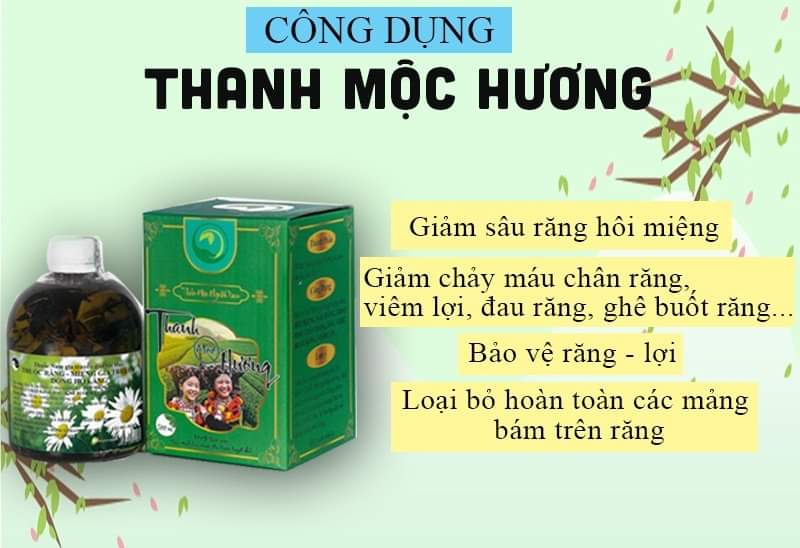 Nước súc miệng thảo mộc Thanh Mộc Hương sâu răng nhiệt miệng viêm lợi 500ml