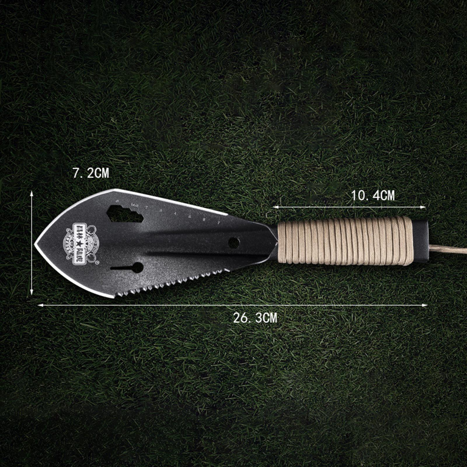 Backpacking Shovel, Camping Hand Trowel, Lightweight Hiking Shovel, Small Multitool for Digging, Gardening, Survival and Outdoor