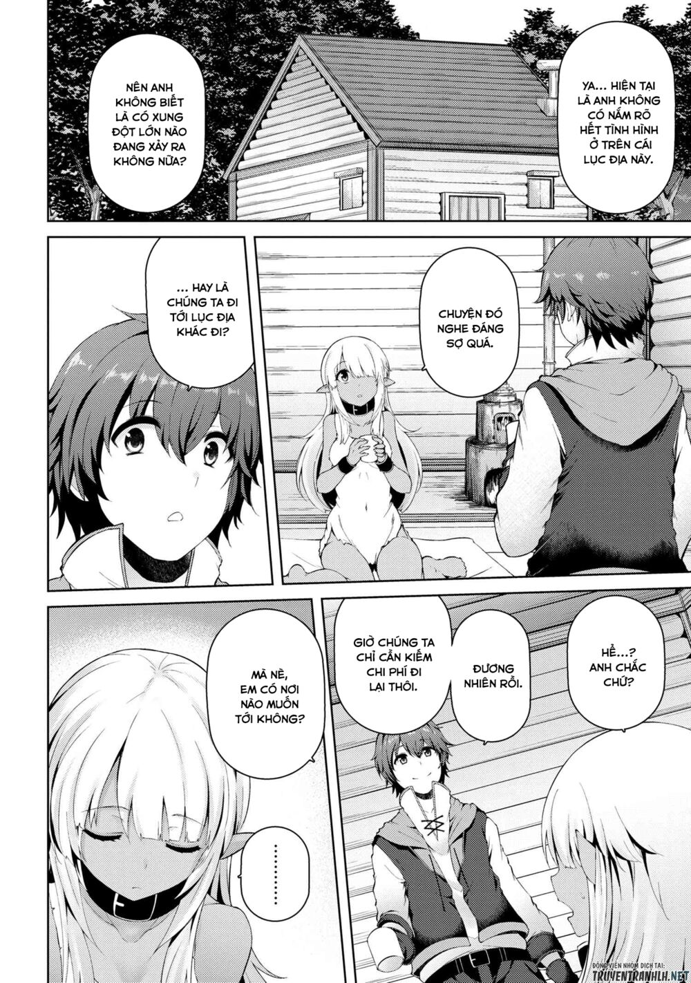 ngôi nhà của tôi đã bị đốt cháy, thế thì tại sao tôi không dùng hết số tiền còn lại để mua nô lệ dark elf? chapter 2.5 2