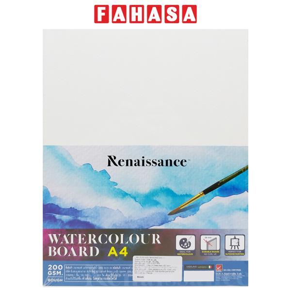 Giấy Bìa Vẽ Màu Nước A4 - Renaissance