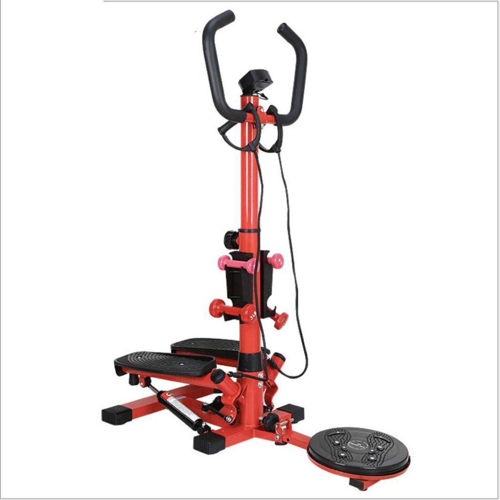 MÁY TẬP GYM CHẠY BỘ TẠI CHỖ PHỐI HỢP NHIỀU ĐỘC TÁC TẠO CƠ THỂ SĂN CHẮC KUSIDI (Đỏ Đen)