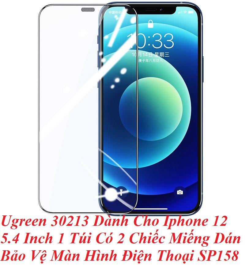 Ugreen UG30213SP158TK 2 chiếc Miếng dán cường lực cho điện thoại Iphone 12 5.4inch - HÀNG CHÍNH HÃNG