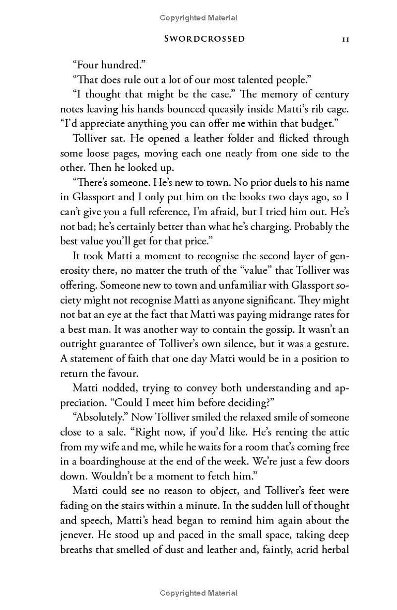 Sách ngoại văn: Swordcrossed