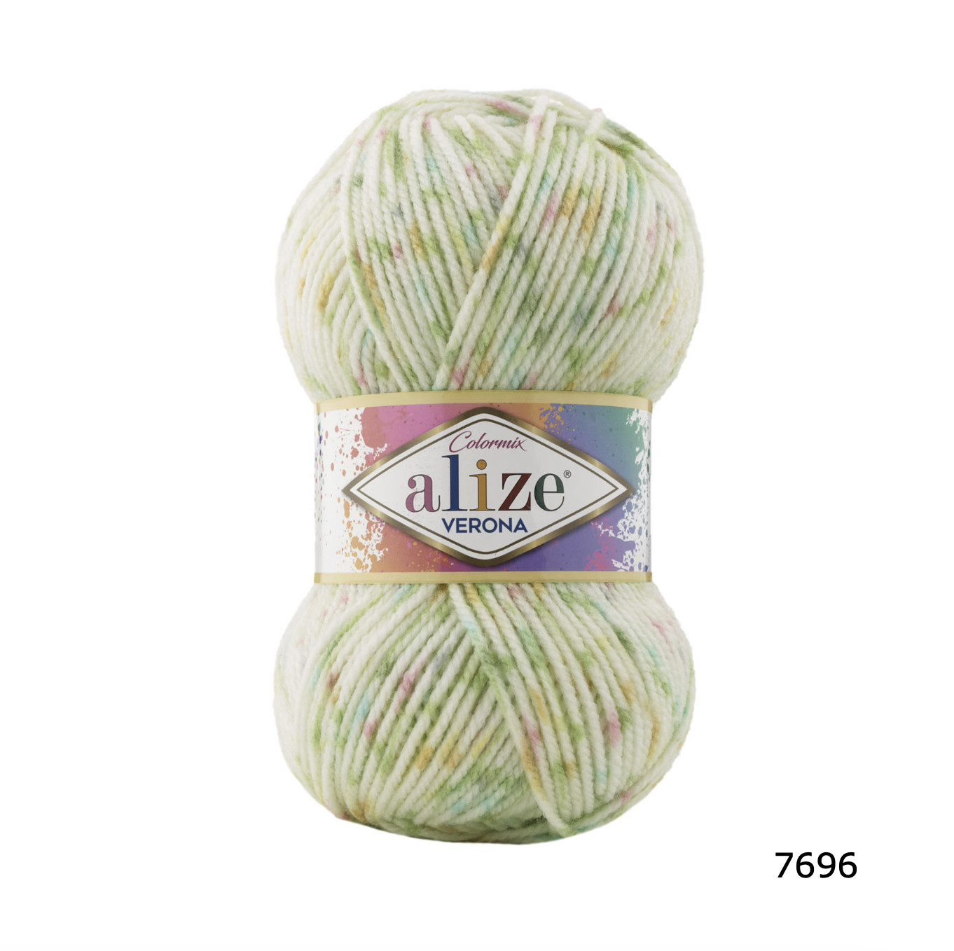Cuộn len nhộm phẩy VERONA hãng Alize Yarns đan móc khăn, áo mùa đông cực đẹp