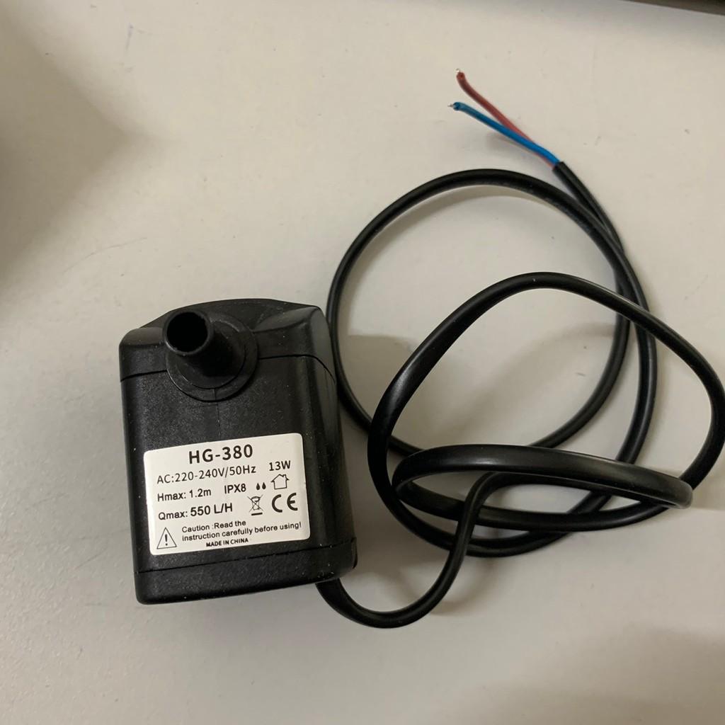 Máy bơm nước bể cá mini và quạt hơi nước 7w 9w 13w 18w - 220V