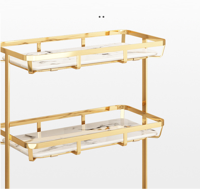 Kệ mỹ phẩm, kệ nhà tắm GOLDEN MARBLE BATHROOM RACK