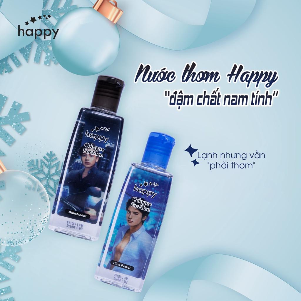 NƯỚC THƠM NAM HAPPY ALLUREMENT Khử Mùi Cơ Thể Lưu Hương Nam Tính (Hàng Nhập THÁI)