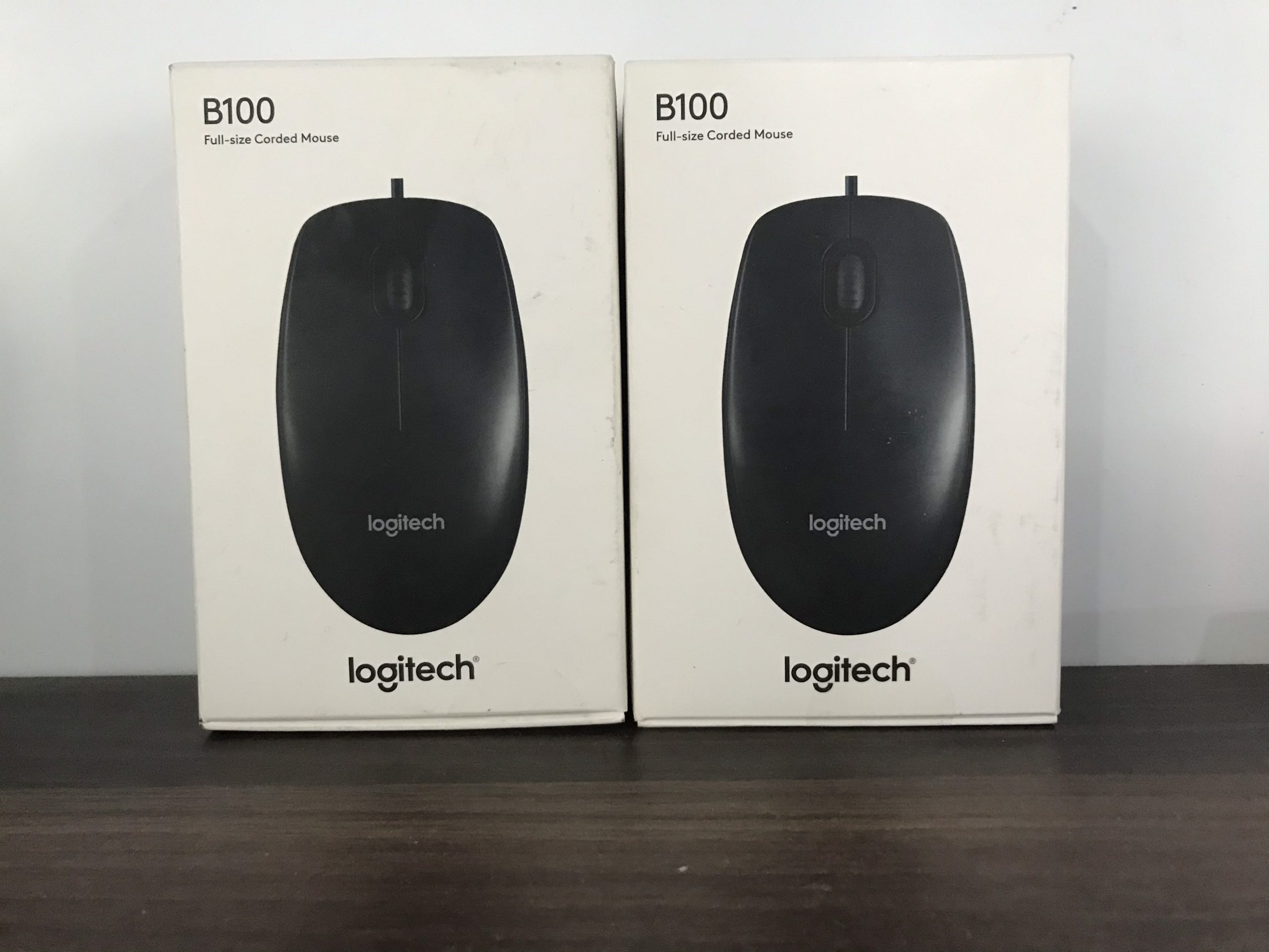 Bộ bàn phím và chuột máy tính có dây Logitech B100/ K120- Hàng chính hãng