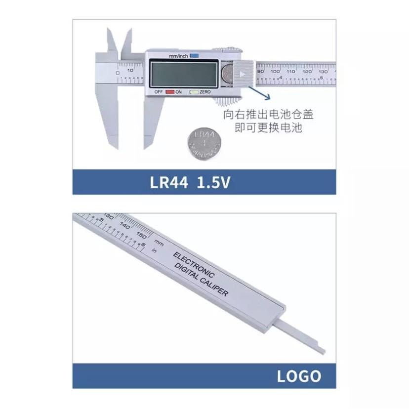 Thước kẹp điện tử 150 mm - Thược cặp điện tử đo cơ khí Loại Tốt