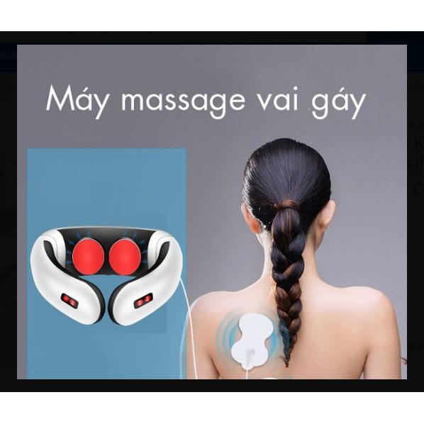 Máy Massage Cổ Vai Gáy 3D Trị Liệu Cao Cấp Đa Năng Công Nghệ Nhật Bản