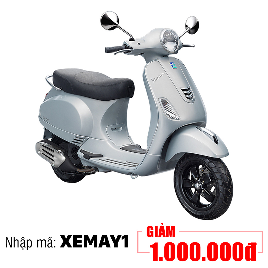 Xe Máy Vespa LX I-Get - Xám