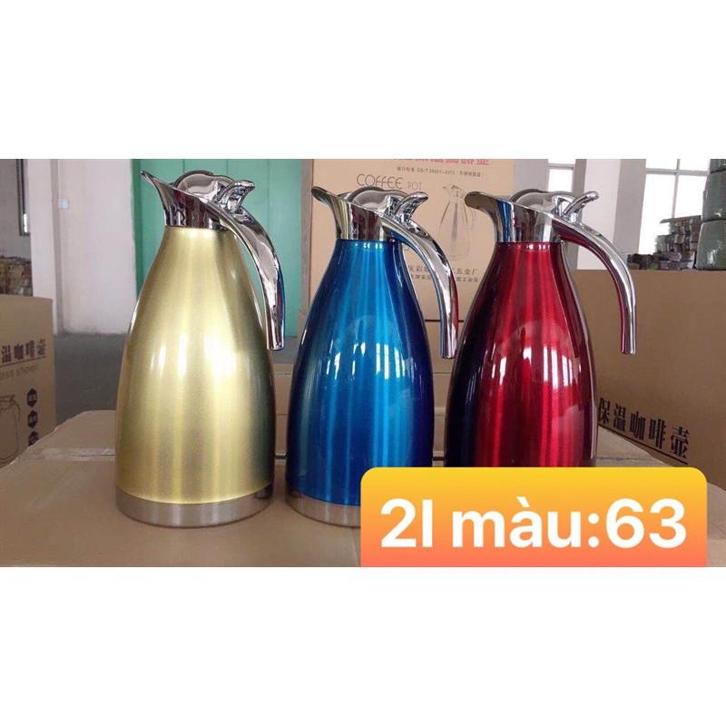Ấm Giữ Nhiệt 3 Lớp Inox Cao Cấp