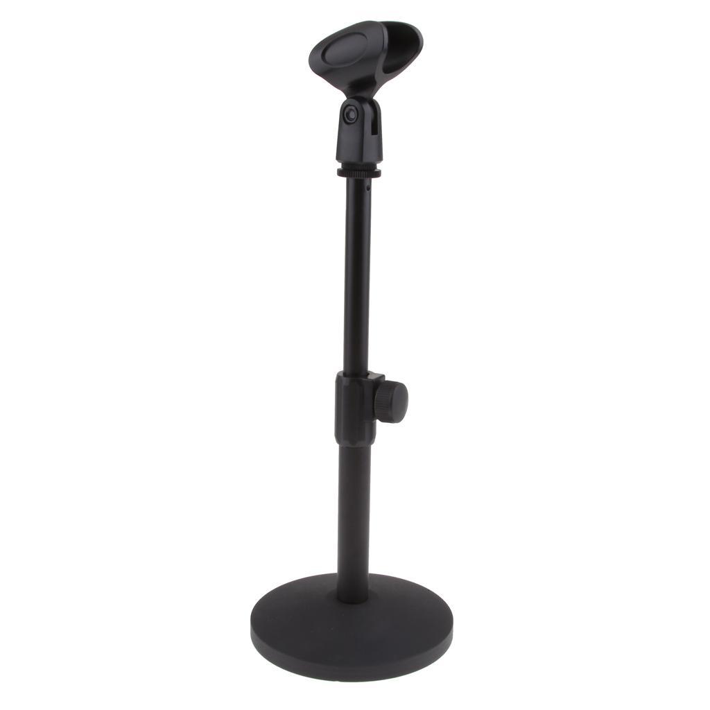 Microphone Arm Stand Bracket for Radio Broadcasting Studio, Lectures/Meeting/On Stage Desk Microphones Stands Accessories