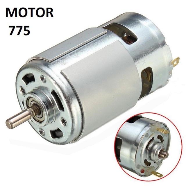 Motor 775- 12v cốt tròn trục 5 ly