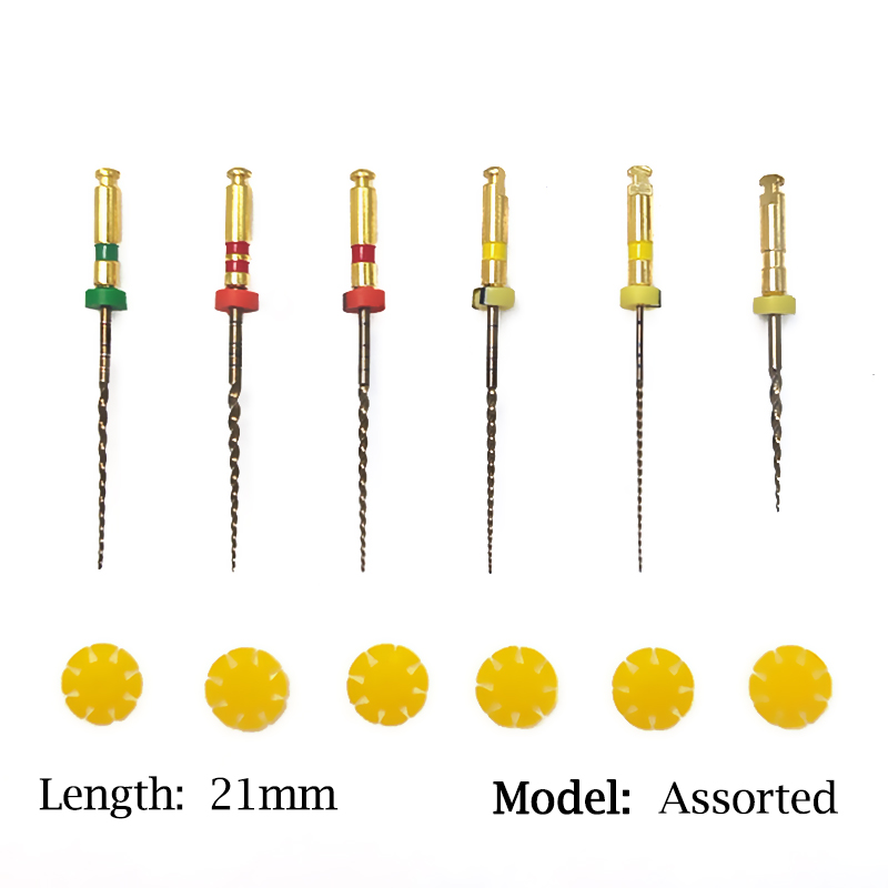 Eighteeth E-FLEX Tệp chân răng nha khoa Gold Endo Rotary Siêu tệp Tệp nội nha vàng Dụng cụ nha khoa Nickel Titainium