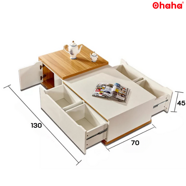 Bàn trà sofa OHAHA kiểu dáng độc đáo - BT008