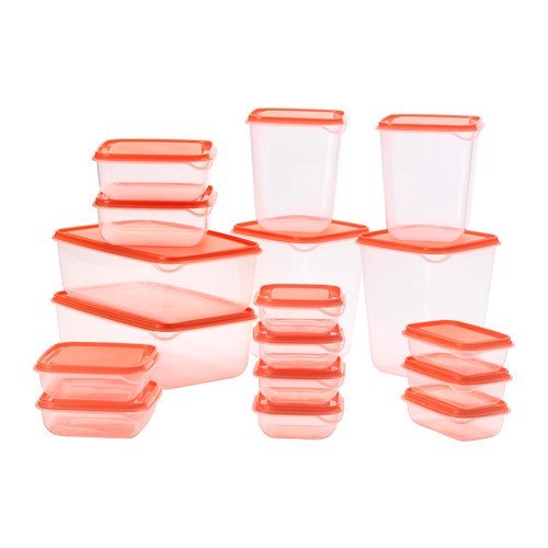 Bộ Hộp 17 Món - Set 17 Hộp Nhựa Cao Cấp Đựng Thực Phẩm Bảo Quản Tủ Lạnh Tiện Dụng - Hàng Loại 1