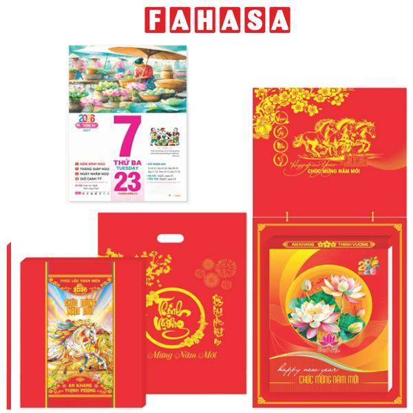 Lịch Bloc Cực Đại - Sen Việt - Bảng Treo Sơn Mài - 25 x 35 cm - TĐ12