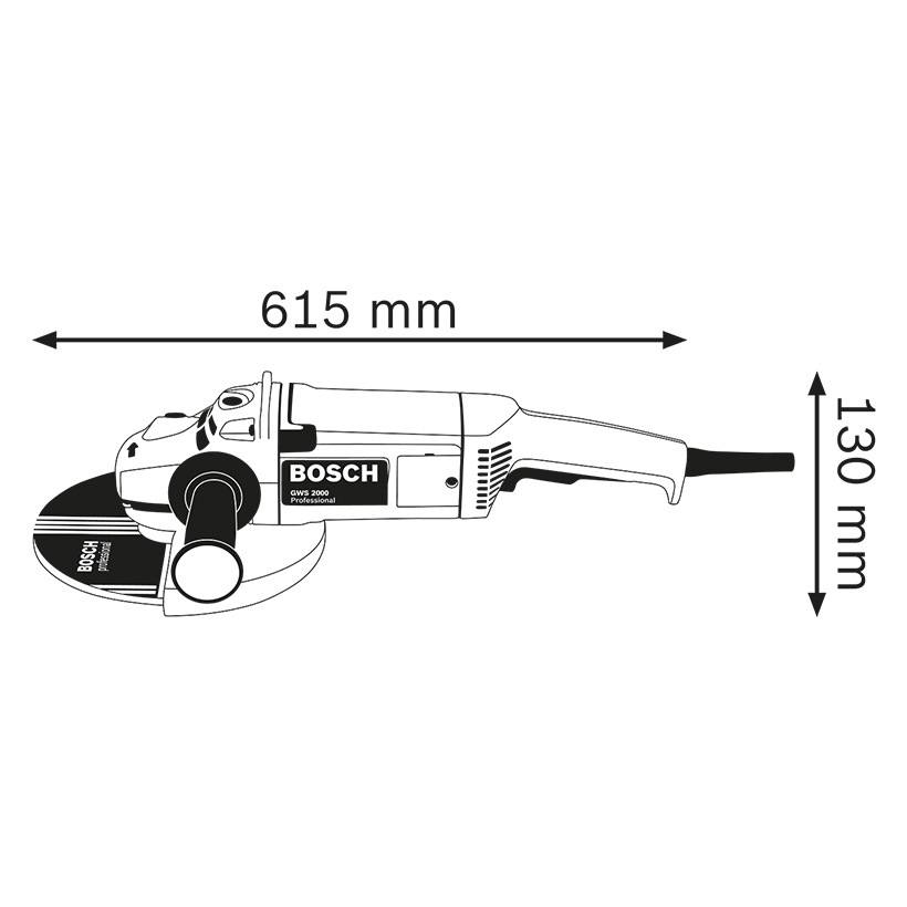 Máy Mài Góc Bosch GWS 2000-180 (Aqua)