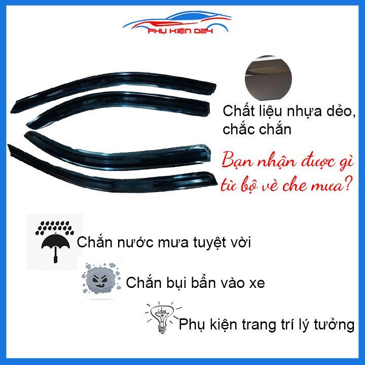 Vè mưa Daewoo Nubira vè đen che mưa bảo vệ trang trí xe