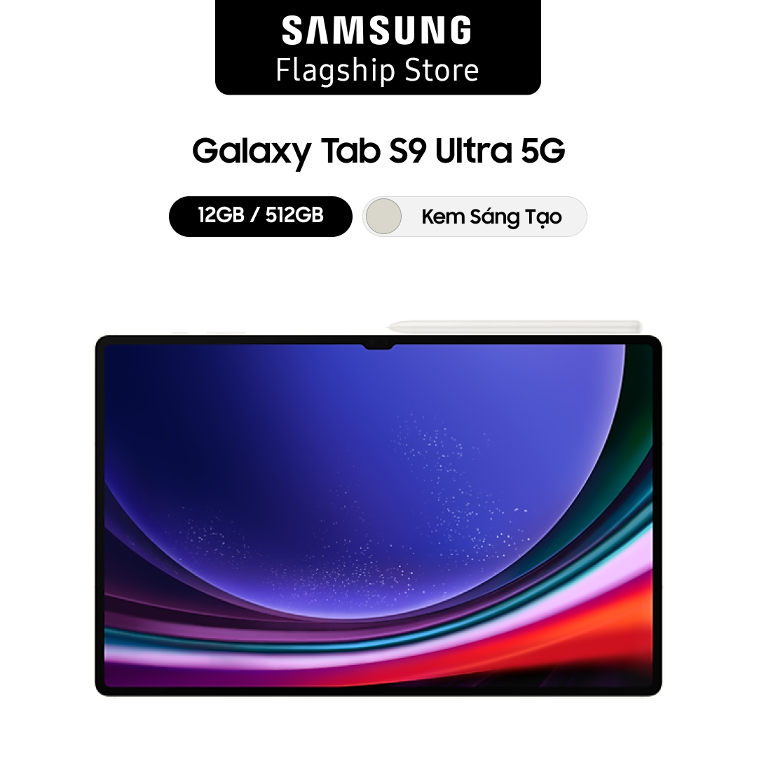 Máy tính bảng Samsung Galaxy Tab S9 Ultra 5G 12GB/512GB - Hàng chính hãng