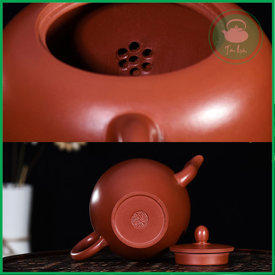 Ấm tử sa mỹ nhân kiên đại hồng bào 280ml