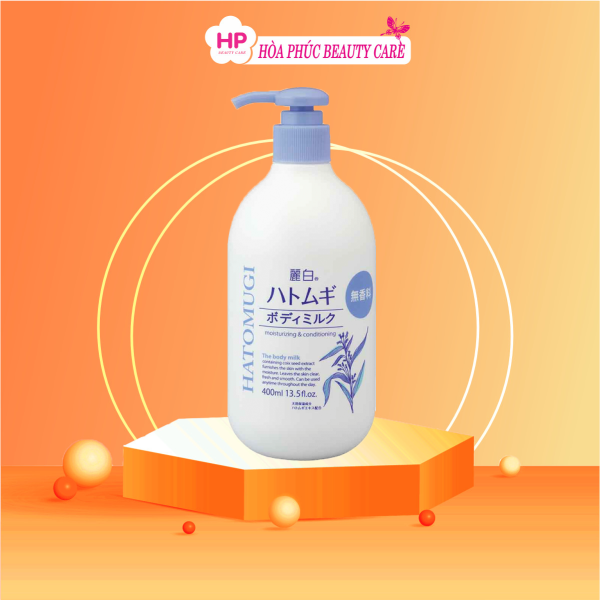 Sữa Dưỡng Thể Reihaku Hatomugi Body Milk Dùng Ban Đêm - Không Mùi Hương (400mL)