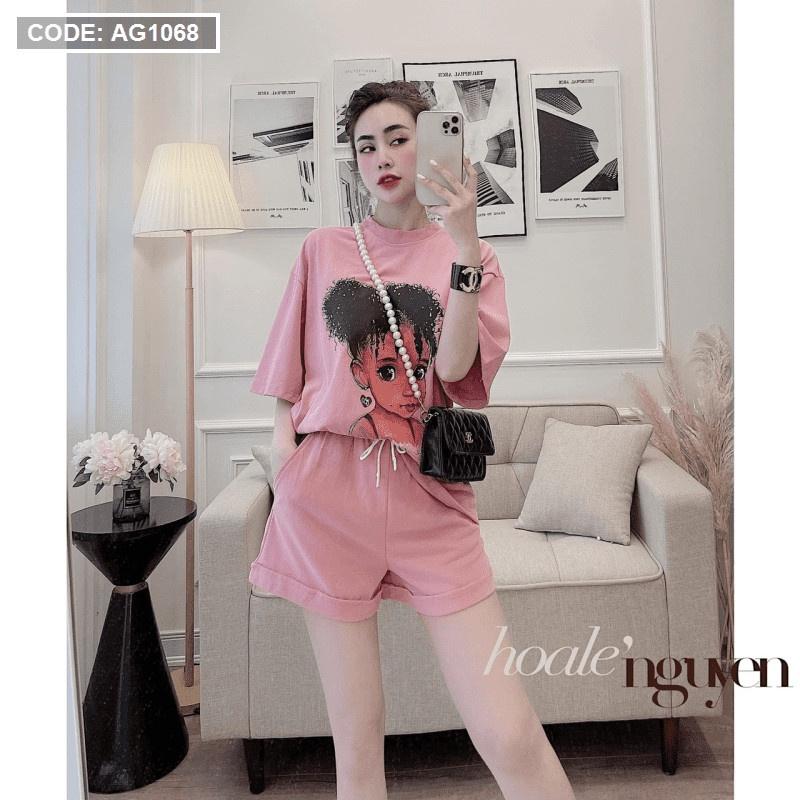 Áo Thun Nữ Họa Tiết Cô Gái