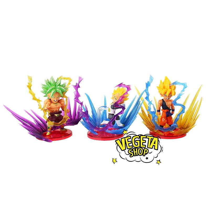 Mô hình Dragon Ball - Super WCF Burst - Goku Gohan Vegeta Frieza Broly Black Rose God Blue Fide SSJ SSJ3 - Cao 8,5cm