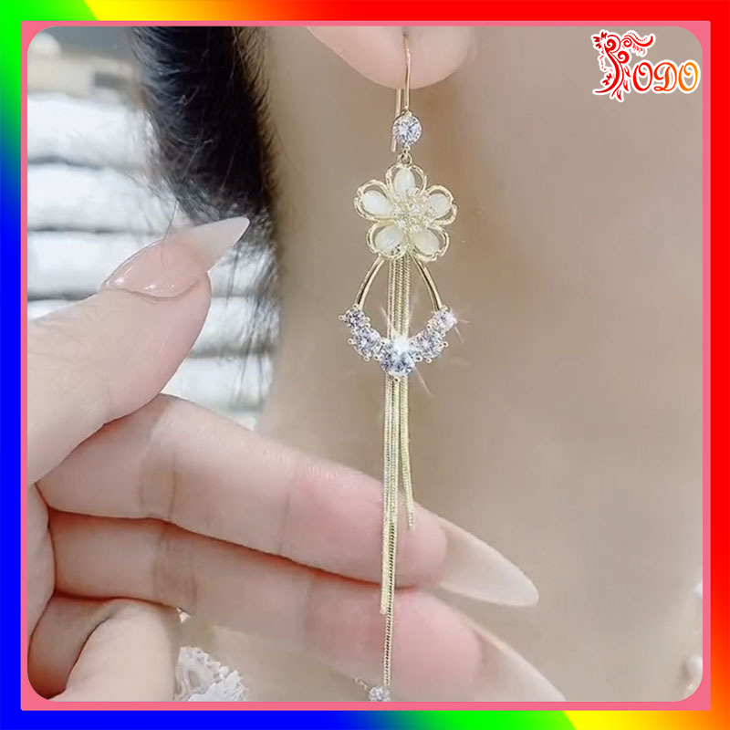 Bông tai kiểu đi dạo sang chảnh lấp lánh xuân hè thanh lịch xu hướng mới GD814 đi học sành điệu - [Thời Trang ToDo]