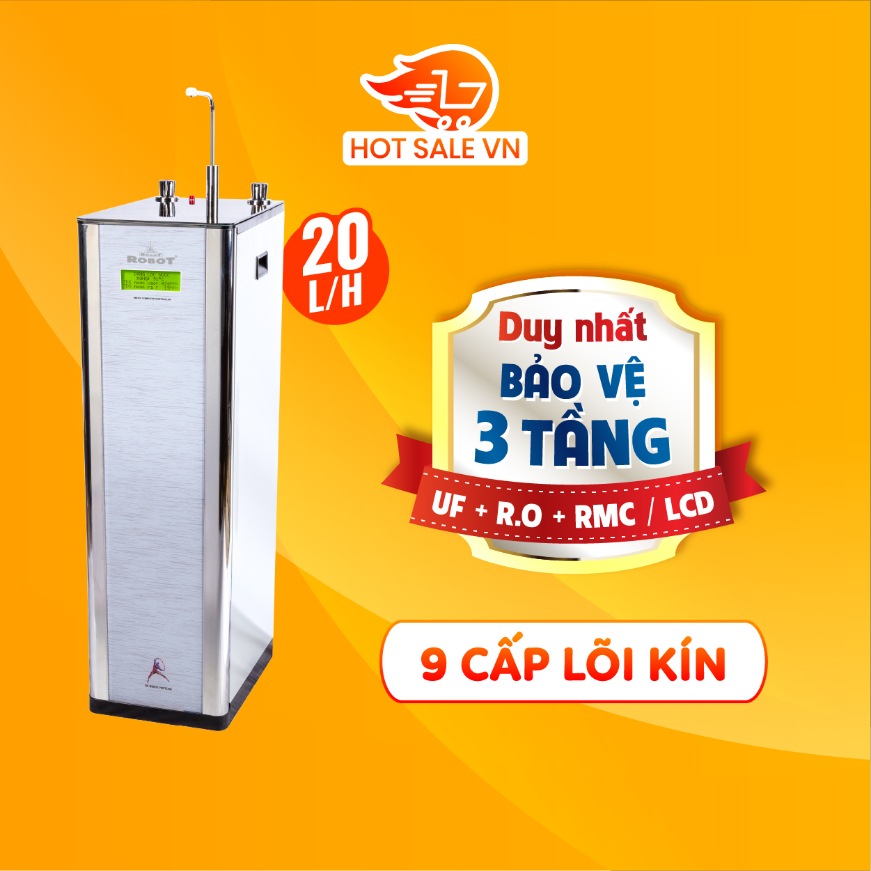 Máy Lọc Nước R.O + UF + Hydrogen Classy Pro 339GHK-UR - Hàng Chính Hãng