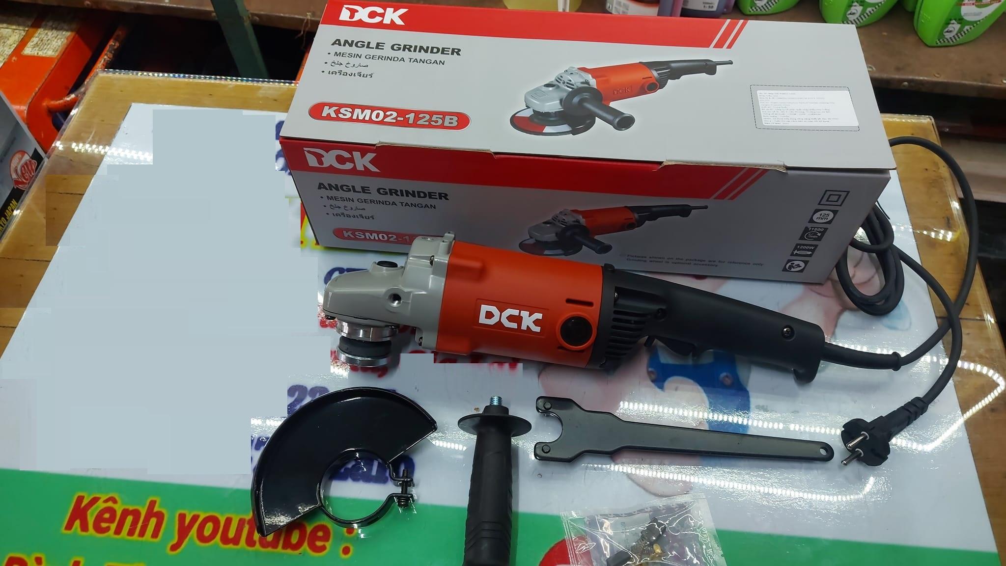 Máy mài 1200W 125mm DCK KSM02-125B - HÀNG CHÍNH HÃNG