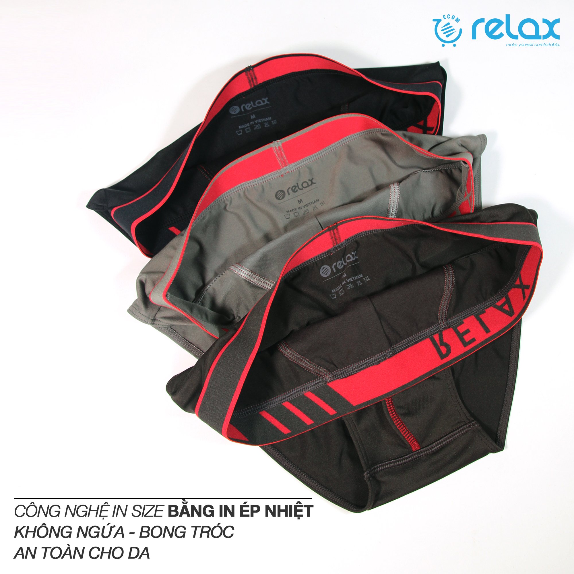quần lót nam relax underwear thun lạnh cao cấp chính hãng, quần sip nam rltk16
