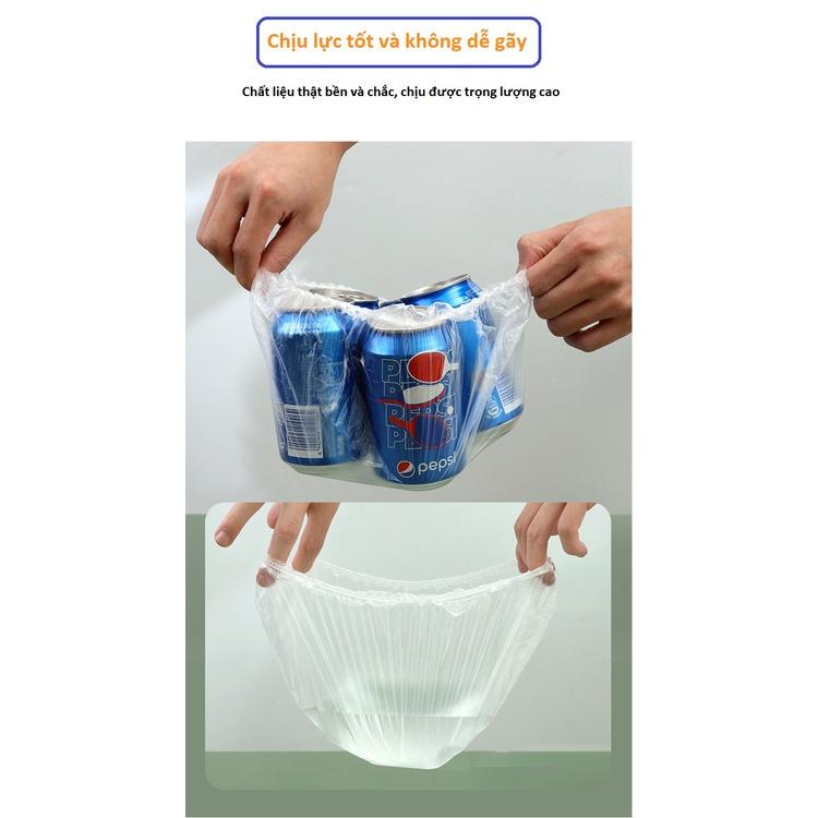 Màng bọc thực phẩm PE túi gấu có chun bọc đồ ăn co giãn tái sử dụng - Đa chức năng nhiều tiện ích trong cuộc sống