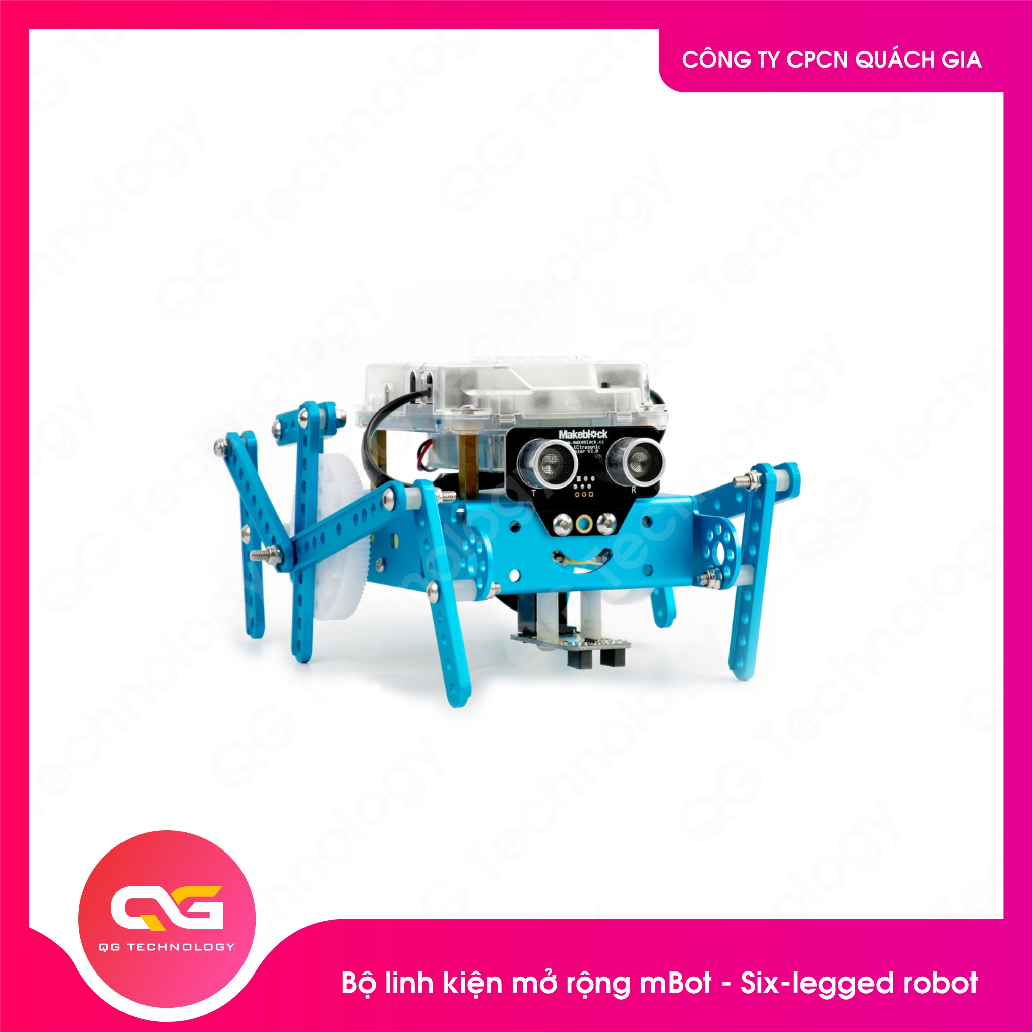 mBot Add-On Pack-Six-legged Robot 98050- Bộ chân 6 càng lắp thêm với Mbot hàng nhập khẩu chính hãng