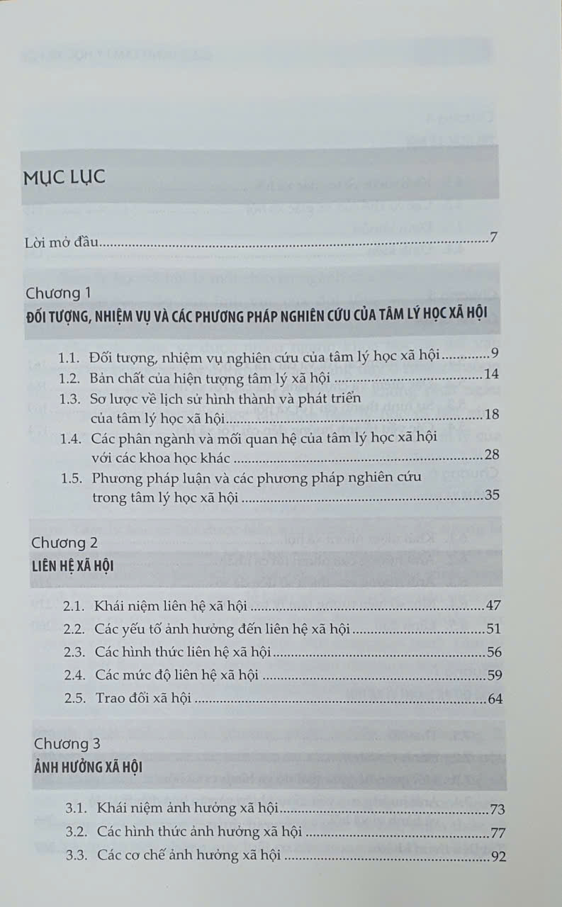 Sách - Giáo trình tâm lý học xã hội