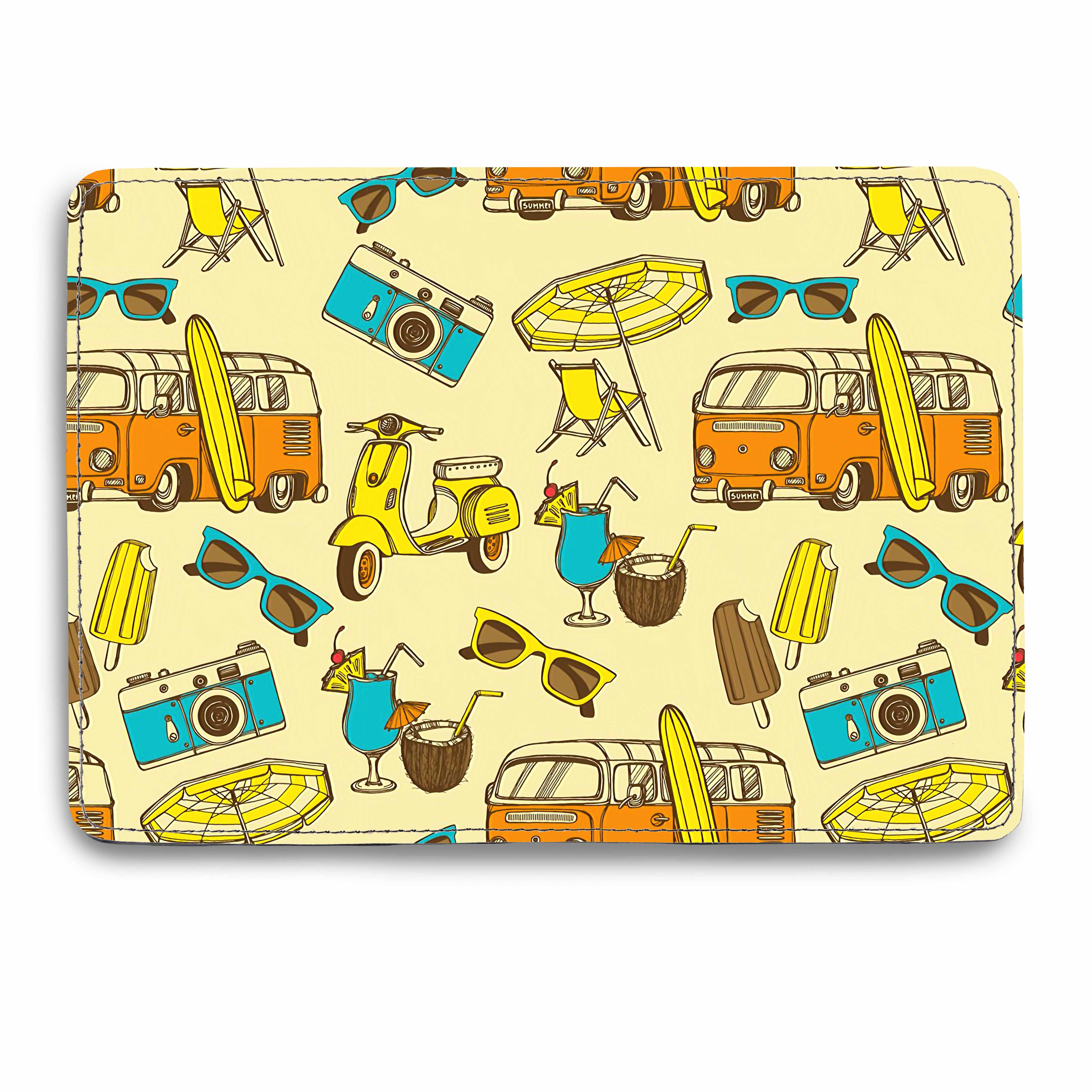 Ví Đựng Passport Du Lịch Siêu CUTE - Bao Da Hộ Chiếu Và Thẻ Phụ Kiện Độc Lạ - Passport Cover Holder GO TRAVEL - Thiết Kế Tiện Lợi - Trẻ Trung - LT040